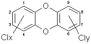 structure chimique générale des PCDD