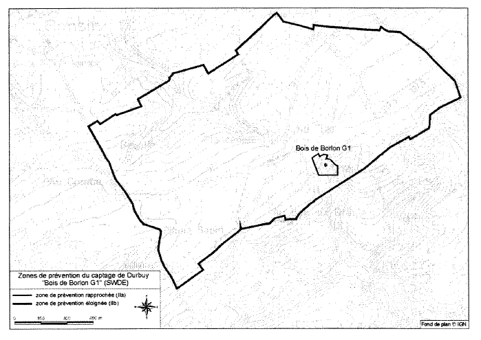 Zones de prvention Bois de Borlon G1  Durbuy et Somme-Leuze