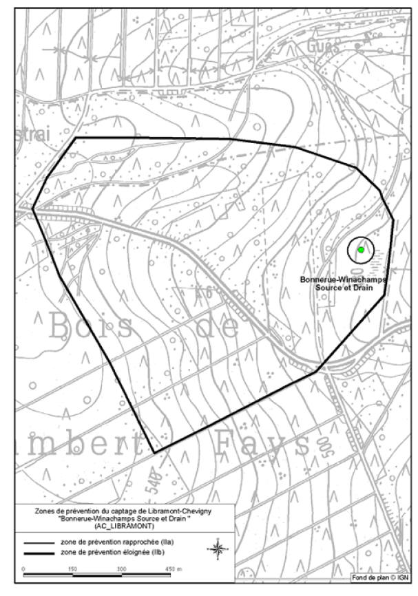 Zones de prvention "Bonnerue" sis  Libramont-Chevigny