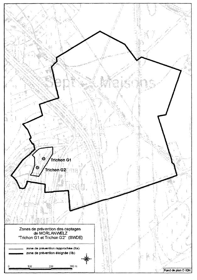 Zones de prvention Trichon G1, G2 et Source   Morlanwelz et Chapelle-lez-Herlaimont