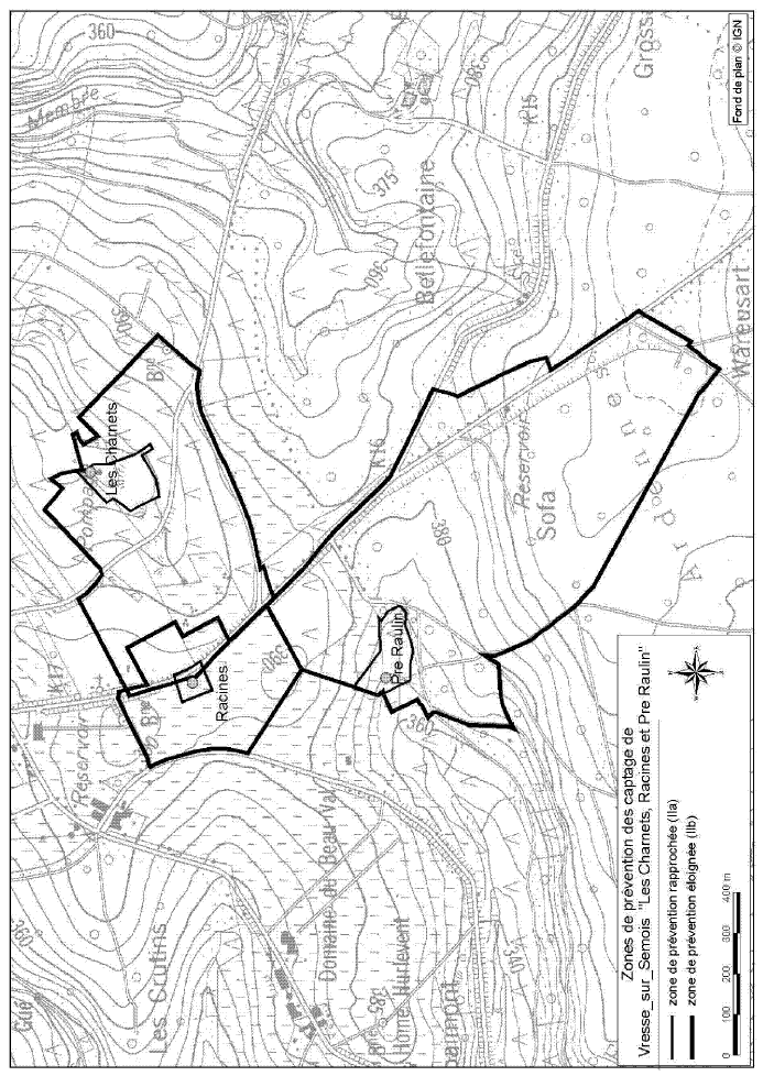Zones de prvention Les Charnets, Les Racines II, Pr Raulin  Vresse-sur-Semois (Sugny)