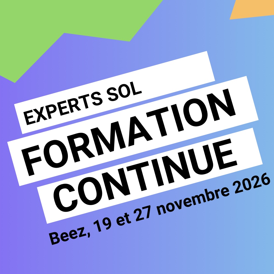 Événement: Formation continue des experts sol 2026