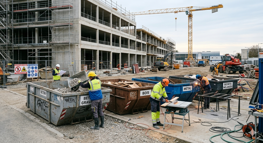Déchets de construction et de démolition : des outils pour atteindre l’objectif de 70 % de valorisation