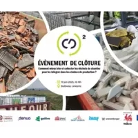 Affiche Clôture du projet (CD)2 : vers une meilleure gestion des déchets de chantier