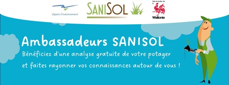 Ill. Devenez ambassadeur SANISOL, sensibilisez votre entourage et bénéficiez d’une analyse gratuite de votre potager !