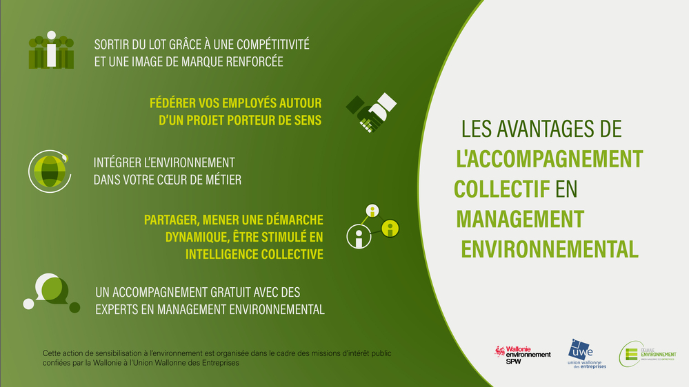 Lancez-vous dans le management environnemental avec la cellule environnement de l'UWE