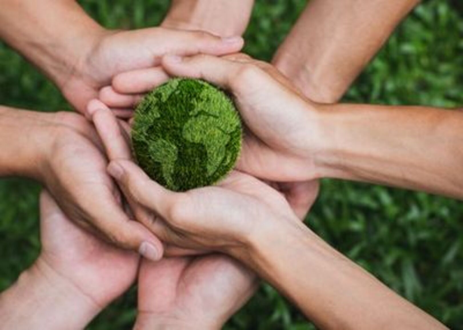 AAP-fiche-127.jpg (Earth Day. Hands adult Teamwork harmony Holding earth on hands. Environmental and reduce global warming help earth, top view. ecology and environment sustainable concept.
)