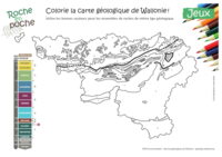 Colorie la carte géologique de Wallonie [2025] 