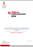 Observatoire des mesures sociales en lien avec l'application du coût-vérité - Edition 2021 