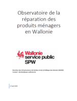 Observatoire de la réparation en Wallonie (2025) 