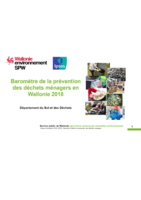 Baromètre de la prévention des déchets ménagers (Edition 2018) 