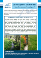 Le curage des cours d'eau - Quand et comment le pratiquer ? 
